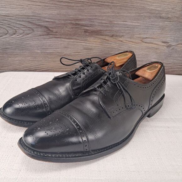 Allen Edmonds Men’s Sanford Leather Cap Toe Derbies Size 14A Made In USA main image 10
